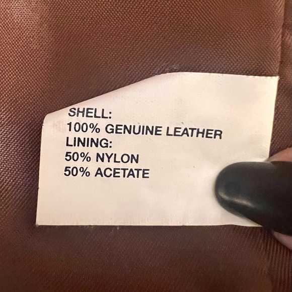 Gorgeous Brown Genuine Leather Gap Jacket - Picture 10 of 10